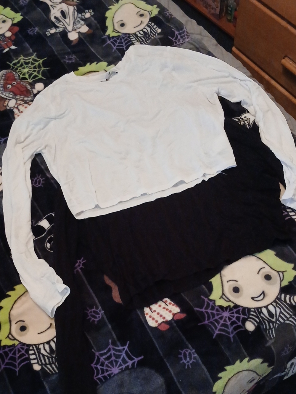 Express Two Long Sleeve Shirts Soft Material Colors Black And White